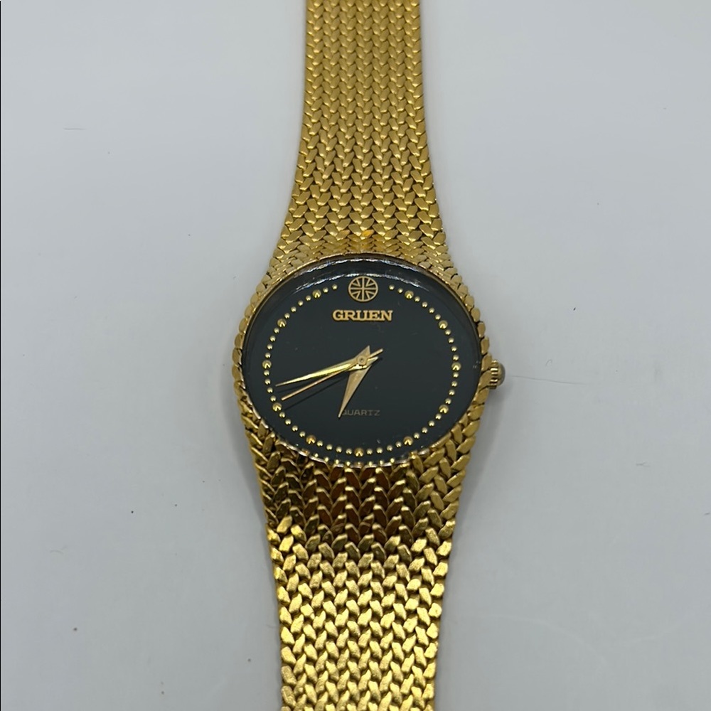 Gruen Gold Mesh Watch